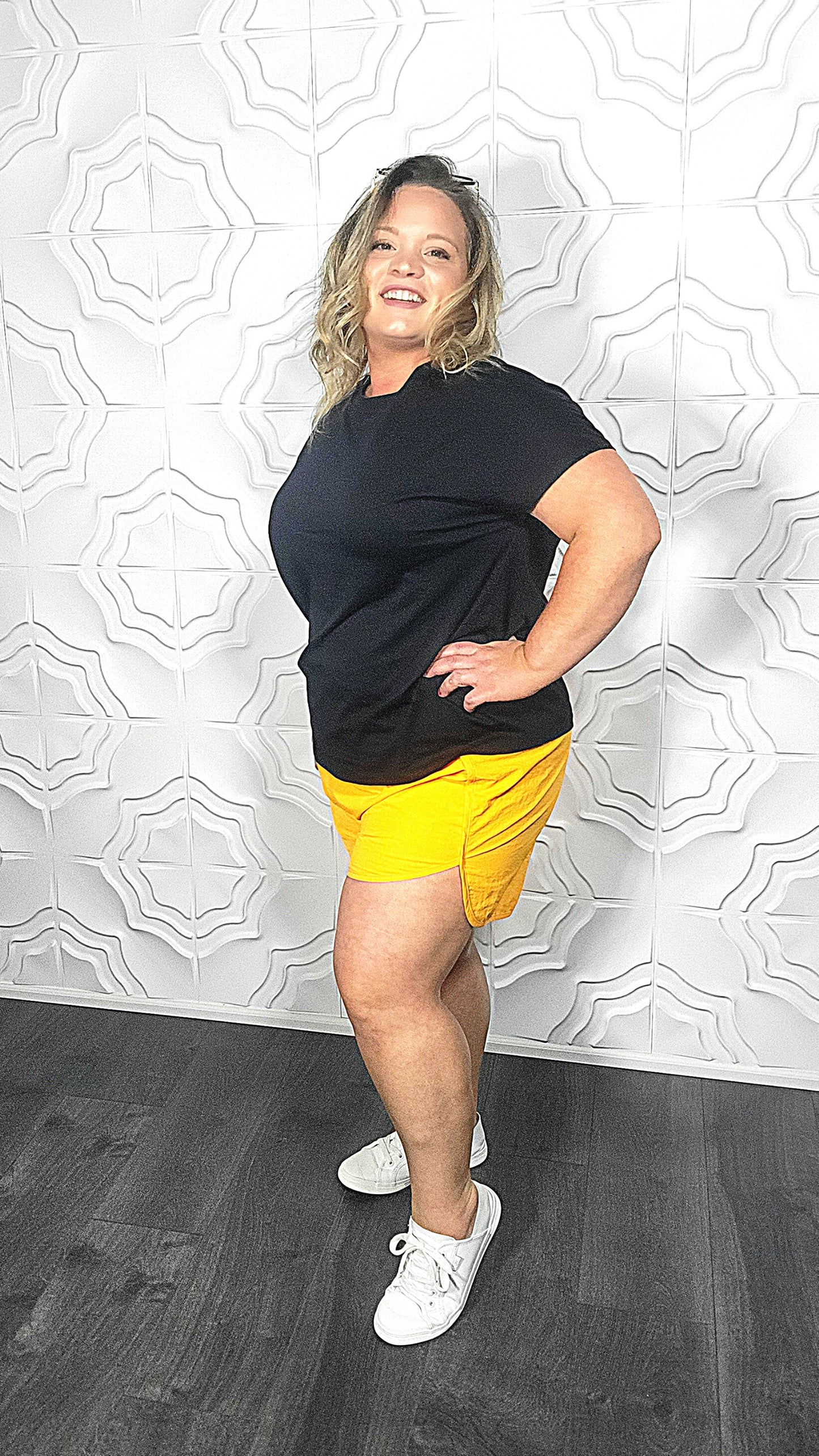 Busy Bee Active Short in Yellow